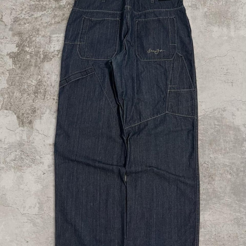 Sean John Men's Deep Indigo Relaxed Jeans